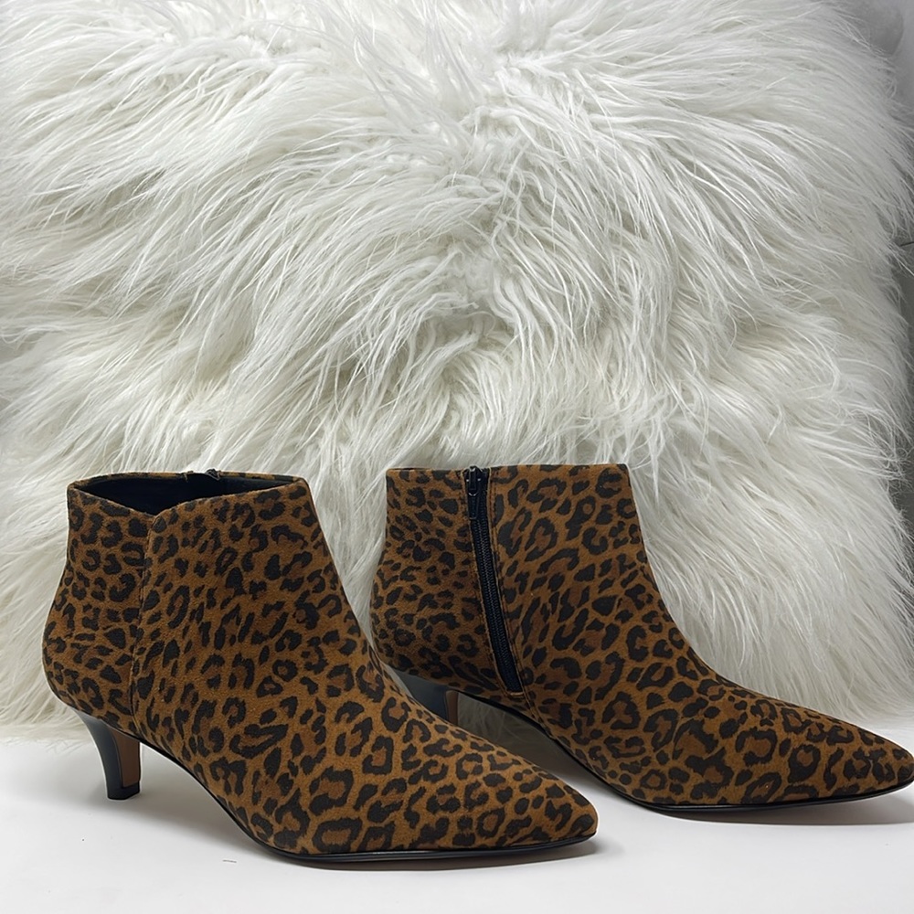 Clarks Cheetah Print Boots